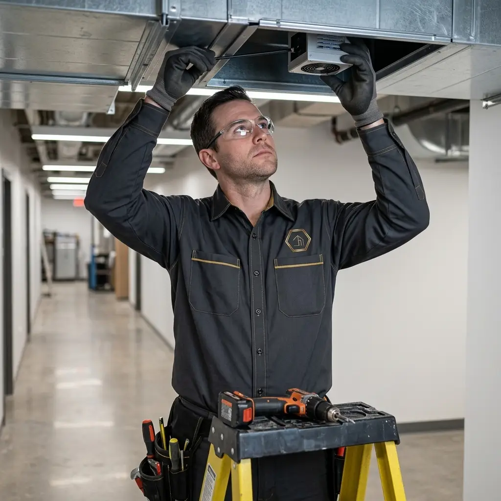 Système d'ionisation installé dans les conduits d'air — JD Prestige